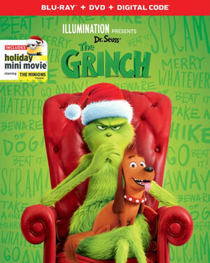 Dr. Seuss' The Grinch (2018) Blu-ray/DVD/Digital Combo + Minion Mini-Movies